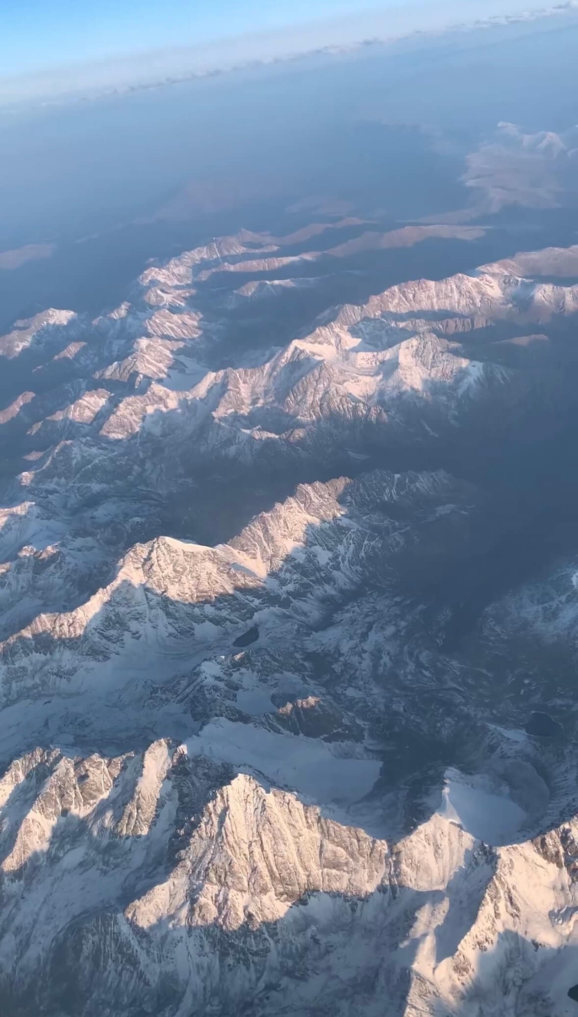 Mountains from the plane