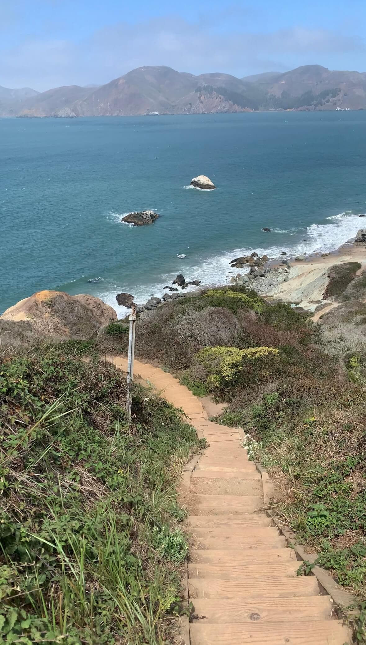 Stairs to the beach